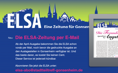 Frisch in ihr Postfach – Die ELSA im Online-Abo