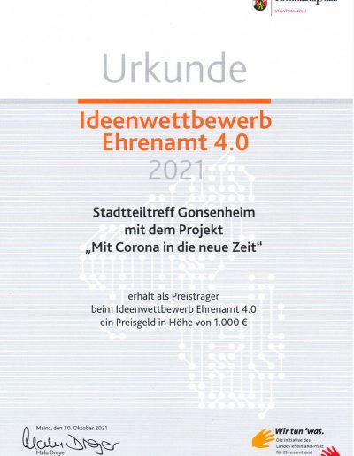 Auszeichnung_Ehrenamtspreis_2021_Stadtteiltreff-Gonsenheim