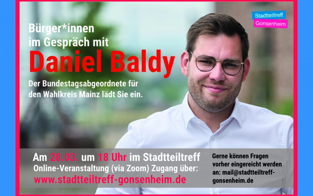 Bürger*innen im Gespräch mit Daniel Baldy
