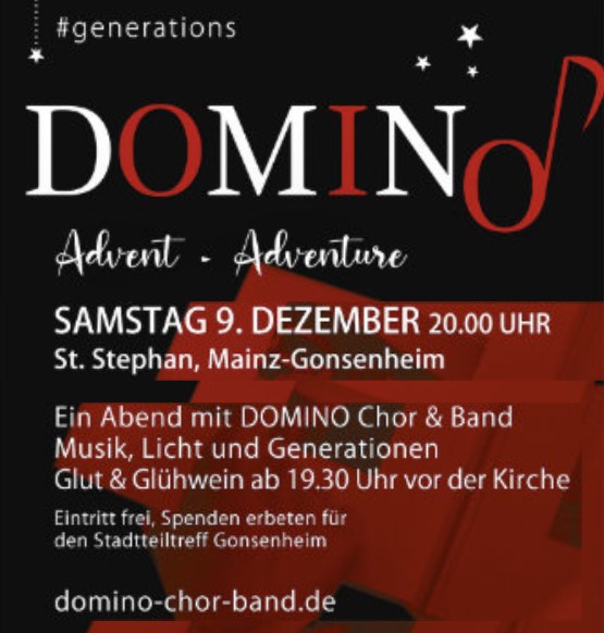 Flyer Konzert Domino