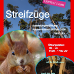 Flyer zur Fotoausstellung Streifzüge