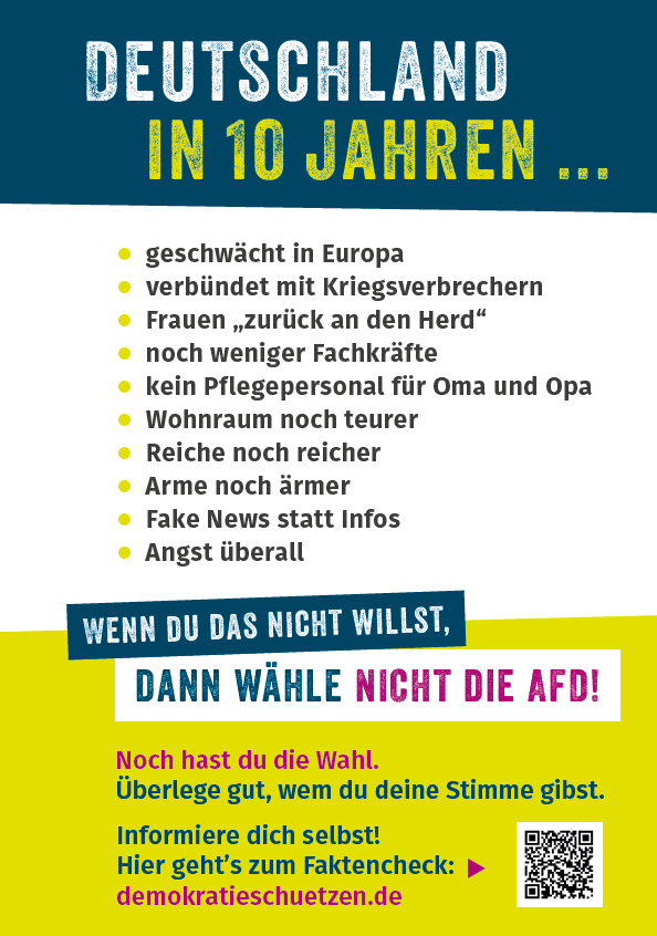 Demokratie schuetzen Flyer 1