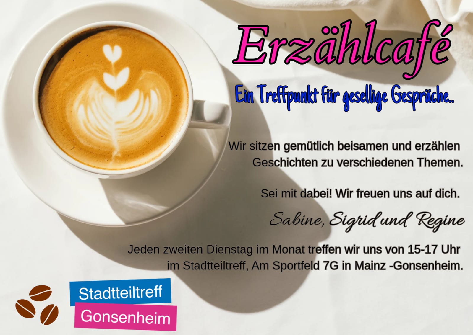 Flyer Erzählcafe