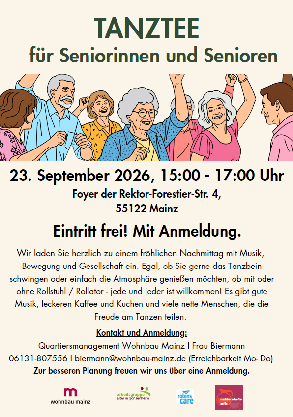 Flyer Tanztee September 2026